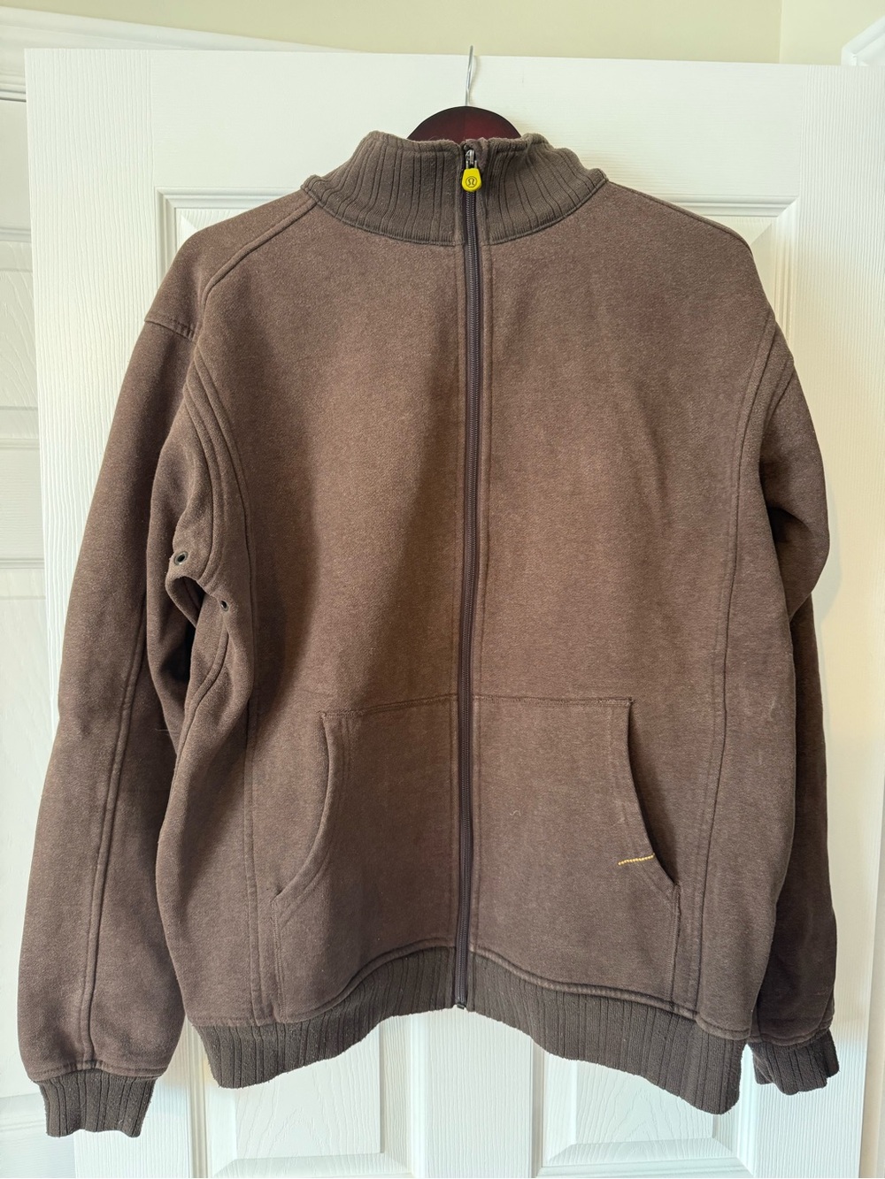 lululemon athletica Men's Brown Full-Zip Shirt Jacket